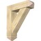 Ekena Millwork Traditional Arts and Crafts Rough Sawn Bracket w/ Offset Brace, Douglas Fir, 8"W x 30"D x 34"H BKT0806X30X34TRA03RDF - alternate 1